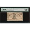 Image 1 : 5 Cent Raleigh NC Obsolete Note PMG 63EPQ