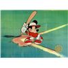 Image 1 : Fine Art Disney Mickey Mouse Baseball Sericel Animation Art Cel