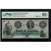 Image 1 : 1860's $5 Providence RI Obsolete PMG 65EPQ
