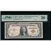 Image 1 : 1935A $1 Hawaii Silver Certificate PMG 30