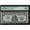 Image 1 : 1899 $5 Chief Silver Certificate PMG 66EPQ