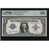 Image 1 : 1923 $1 Silver Certificate PMG 65EPQ