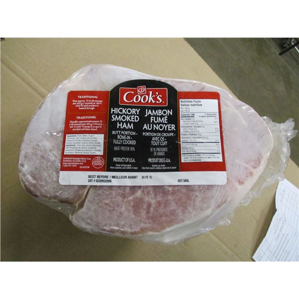 SHELF PULLS (AS IS):  HICKORY SMOKED HAM (APPROX. $17.00)