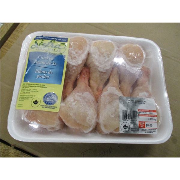 SHELF PULLS (AS IS):  CHICKEN DRUMSTICKS (APPROX. $8.00)