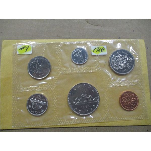 1968 PROOF CANADA MINT SEALED COIN SET