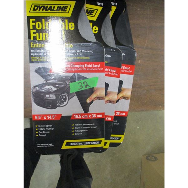 NEW:  4 FOLDABLE FUNNELS