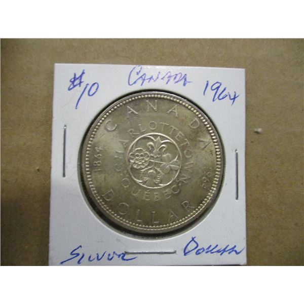1964 CANADA SILVER DOLLAR