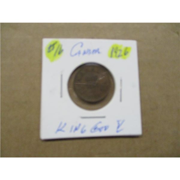 1926 - 1931 KING GEORGE V CANADA KEY DATE PENNIES