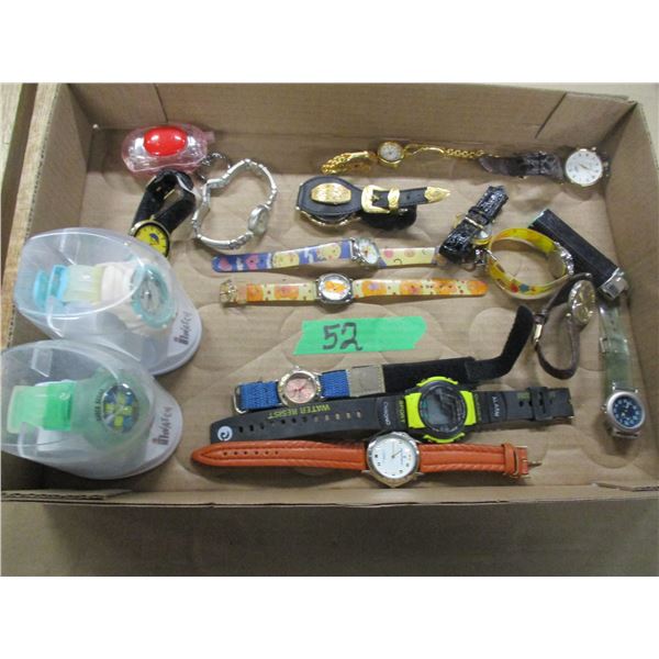 FREIGHT DAMAGE (AS IS);  ASSORTMENT OF WATCHES