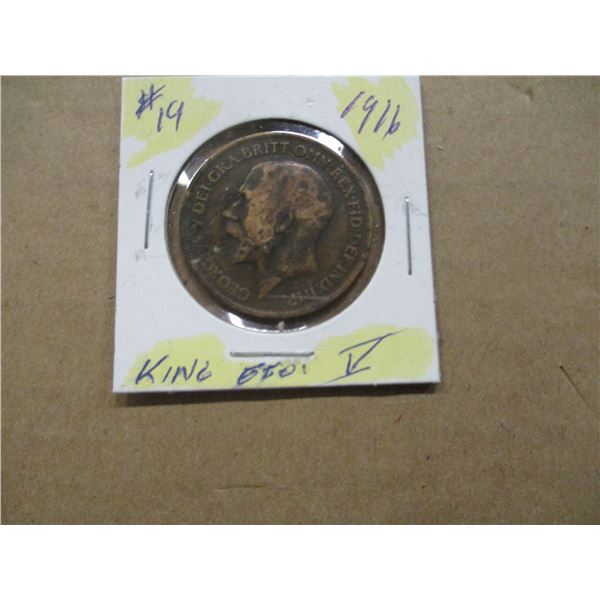 1916 KING GEORGE VI SILVER HALF DOLLAR