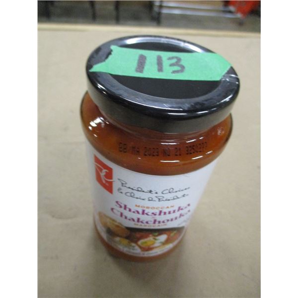 SHELF PULLS (AS IS):  SHAKSHUKA COOKINE SAUCE