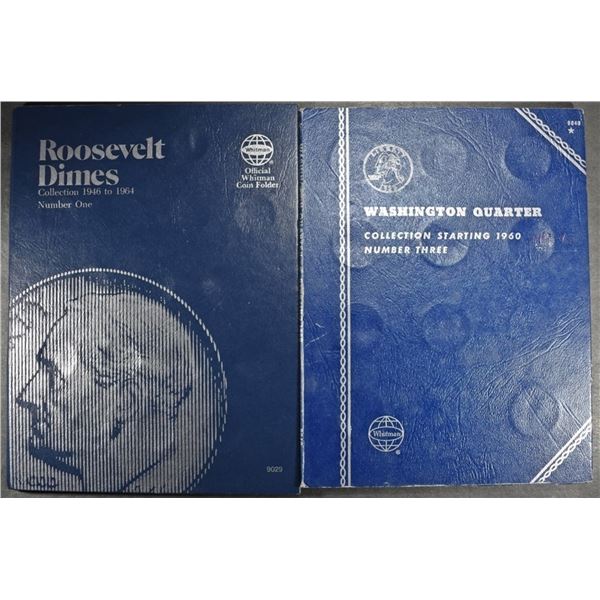 Partial Whitman Roosevelt Dimes Album