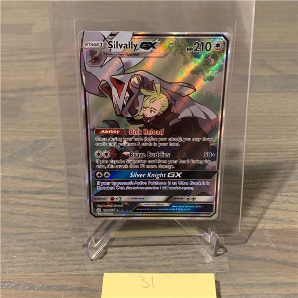 Silvally GX Full Art Pokemon Card
