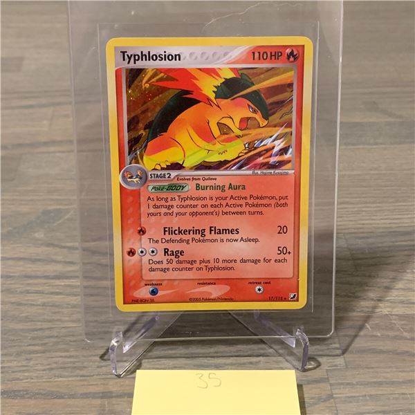 Holo Typhlosion Older Pokemon Card