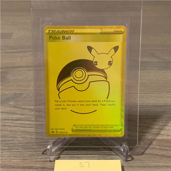 Poke Ball Gold Promo Celebrations Pokemon Card