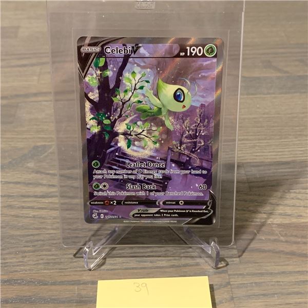 Celebi V Alt Art Pokemon Card