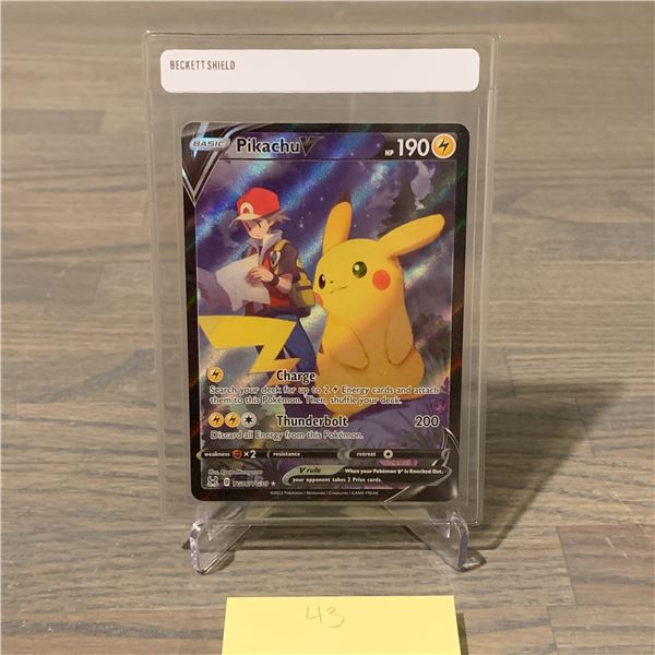 Pikachu V Trainer Gallery Pokemon Card
