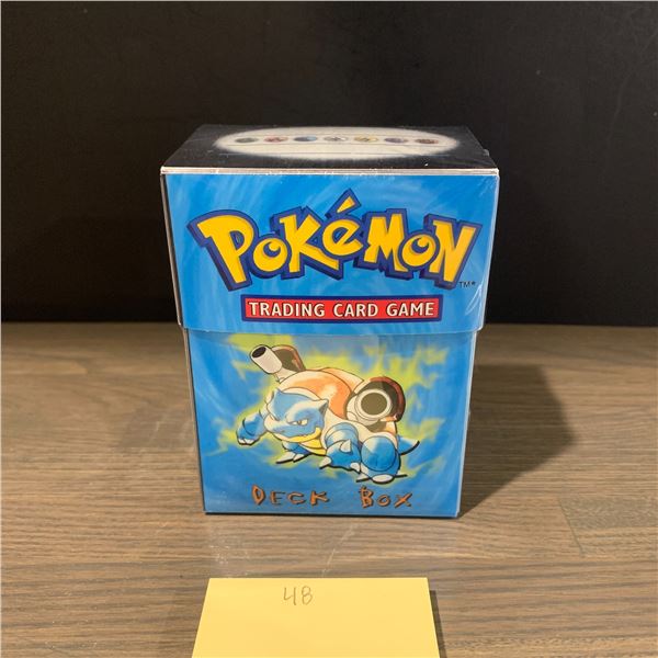 Factory Sealed Original Blastoise Vintage Deck Box