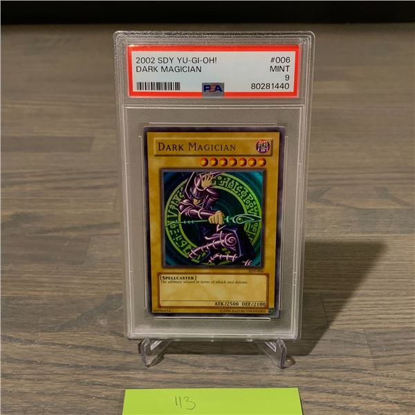 PSA 9 Dark Magician Yugioh Card