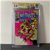 Image 1 : New Mutants Annual #2 CGC 7.5 Signed Chris Claremont 1st Psylocke and Meggan