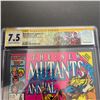 Image 4 : New Mutants Annual #2 CGC 7.5 Signed Chris Claremont 1st Psylocke and Meggan