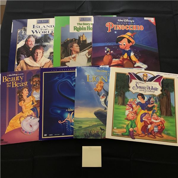 Lot of Disney Movies Laser Discs Rare