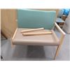 Image 8 : Qty 2 Kimball Health Spruce Wooden Armchairs 35"W x35"H (New - 1 broken)