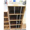 Image 3 : Qty 2 Wooden Organizer Open-Front Cabinets & Hamilton Sorter Shelf