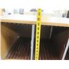Image 8 : Qty 2 Wooden Organizer Open-Front Cabinets & Hamilton Sorter Shelf