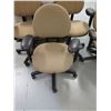 Image 2 : Qty 4 Rolling Office Armchairs, Misc Conditions