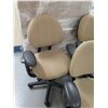 Image 8 : Qty 4 Rolling Office Armchairs, Misc Conditions