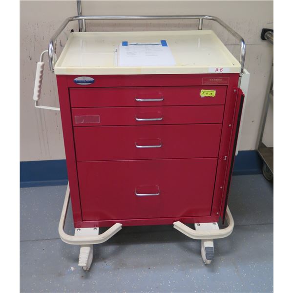 Armstrong Medical Rolling 4-Drawer Cabinet 29"x19"x38"H