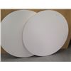 Image 2 : Qty 2 TMC Furniture Round Table Tops 36"dia w/ Wooden & Metal Legs (legs do not go w/ table but can 