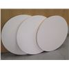 Image 2 : Qty 3 TMC Furniture Round Table Tops 36"dia w/ Wooden & Metal Legs (legs do not go w/ table but can 