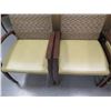 Image 5 : Qty 4 Steelcase Wooden Armchairs w/ Padded Backs & Seats 23"x19"x32"H