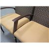 Image 12 : Qty 2 Steelcase Wooden Armchairs 33"x19"x32"H & 2-Seater Chair 44"x19"x32"H