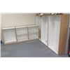 Image 1 : Qty 2 White Shelving Units, Misc Sizes (loose shelves included)