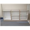 Image 2 : Qty 2 White Shelving Units, Misc Sizes (loose shelves included)