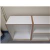 Image 3 : Qty 2 White Shelving Units, Misc Sizes (loose shelves included)
