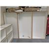 Image 6 : Qty 2 White Shelving Units, Misc Sizes (loose shelves included)