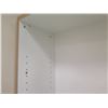 Image 7 : Qty 2 White Shelving Units, Misc Sizes (loose shelves included)