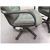 Image 4 : Qty 2 Silhouette Medium Back Tilter Rolling Office Armchairs 24"x19"x38"H