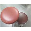 Image 2 : Qty 2 E.F. Brewer Rolling Stools w/ Padded Seats