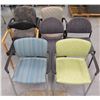 Image 1 : Qty 7 Stationary Chairs - Some w/ Arms, Misc Conditions