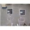 Image 2 : Qty 2 Welch Allyn Rolling Blood Pressure Monitors, 3 IV Poles, Bio Hazard Box, etc