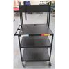 Image 1 : Bretford FP42UL-E5BK Rolling Cabinet Cart w/ 3 Undershelves