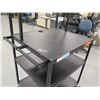 Image 3 : Bretford FP42UL-E5BK Rolling Cabinet Cart w/ 3 Undershelves
