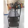 Image 8 : Bretford FP42UL-E5BK Rolling Cabinet Cart w/ 3 Undershelves