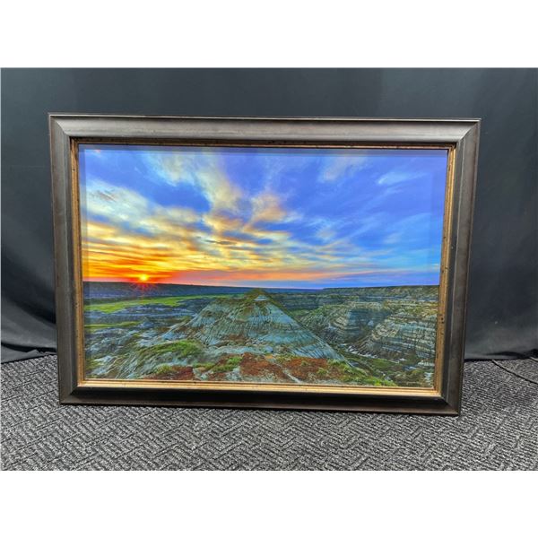Sunset At Grand Canyon - Photographic Print On Canvass 47W x 33T