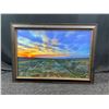 Image 1 : Sunset At Grand Canyon - Photographic Print On Canvass 47W x 33T